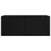 Dulap TV montat pe perete Stejar Negru 100 x 34,5 x 40 cm - WALTI WALTI