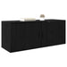 Dulap TV montat pe perete Stejar Negru 100 x 34,5 x 40 cm - WALTI WALTI