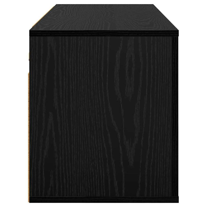 Dulap TV montat pe perete Stejar Negru 100 x 34,5 x 40 cm - WALTI WALTI