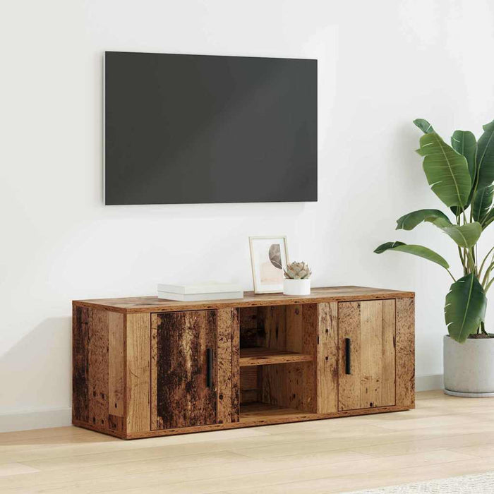 Cabinet TV Lemn Vechi 100 x 31,5 x 35 cm Lemn compozit - WALTI WALTI