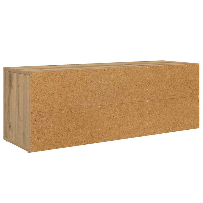 Cabinet TV Stejar Artizanal 100 x 31,5 x 35 cm Lemn compozit - WALTI WALTI