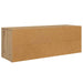 Cabinet TV Stejar Artizanal 100 x 31,5 x 35 cm Lemn compozit - WALTI WALTI