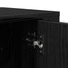 Cabinet TV Stejar Negru 100 x 31,5 x 35 cm Lemn compozit - WALTI WALTI