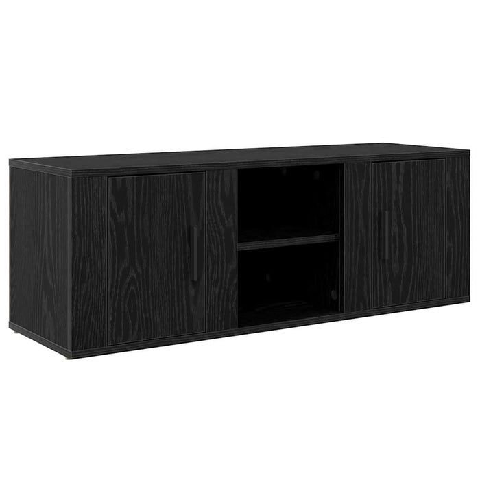Cabinet TV Stejar Negru 100 x 31,5 x 35 cm Lemn compozit - WALTI WALTI