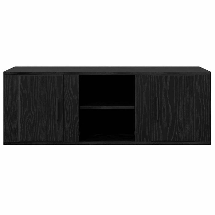 Cabinet TV Stejar Negru 100 x 31,5 x 35 cm Lemn compozit - WALTI WALTI