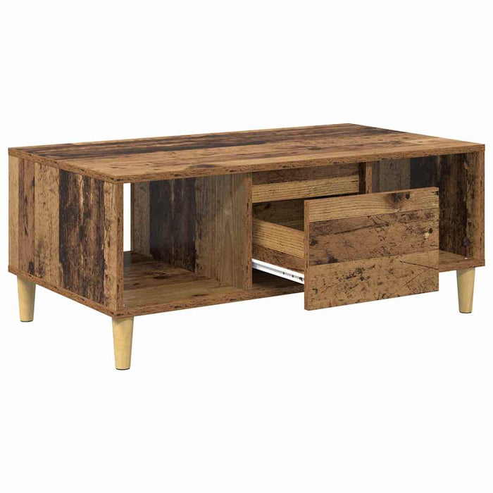 Masă de cafea Lemn Vechi 90 x 50 x 26.5 cm Lemn compozit - WALTI WALTI