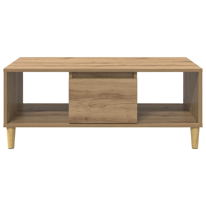 Masă de cafea Stejar Artizanal 90 x 50 x 26.5 cm Lemn compozit - WALTI WALTI