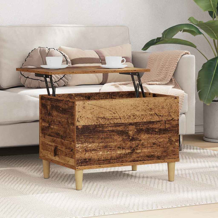 Dulap de noapte Lemn vechi 60 x 44,5 x 45 cm Lemn compozit - WALTI WALTI