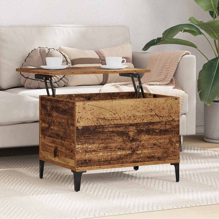 Masă de cafea Lemn Vechi 60 x 44,5 x 45 cm Lemn compozit - WALTI WALTI