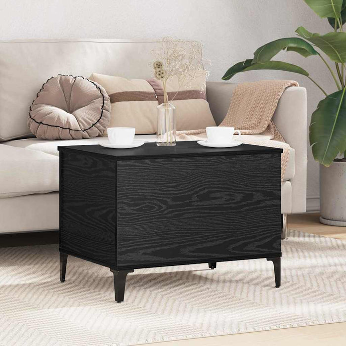 Masă de cafea Stejar Negru 60 x 44,5 x 45 cm Lemn compozit - WALTI WALTI