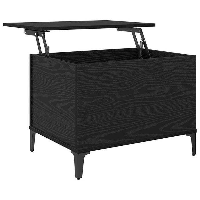 Masă de cafea Stejar Negru 60 x 44,5 x 45 cm Lemn compozit - WALTI WALTI