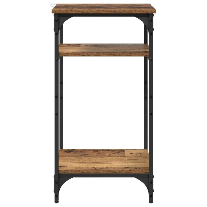 Masă laterală cu raft Lemn Vechi 40 x 30 x 75 cm Lemn compozit - WALTI WALTI
