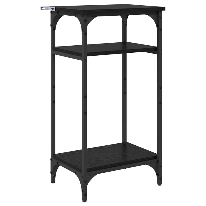 Masă laterală Manual Stejar Negru 40 x 30 x 75 cm Lemn compozit - WALTI WALTI