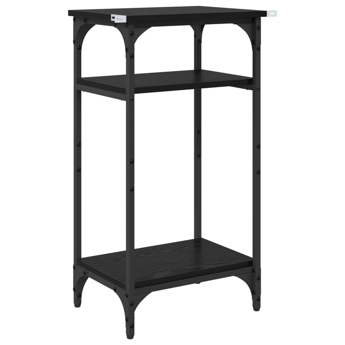 Masă laterală Manual Stejar Negru 40 x 30 x 75 cm Lemn compozit - WALTI WALTI