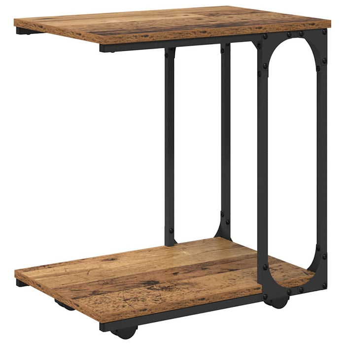 Masă laterală Lemn vechi 50 x 35 x 55.5 cm Lemn compozit WALTI