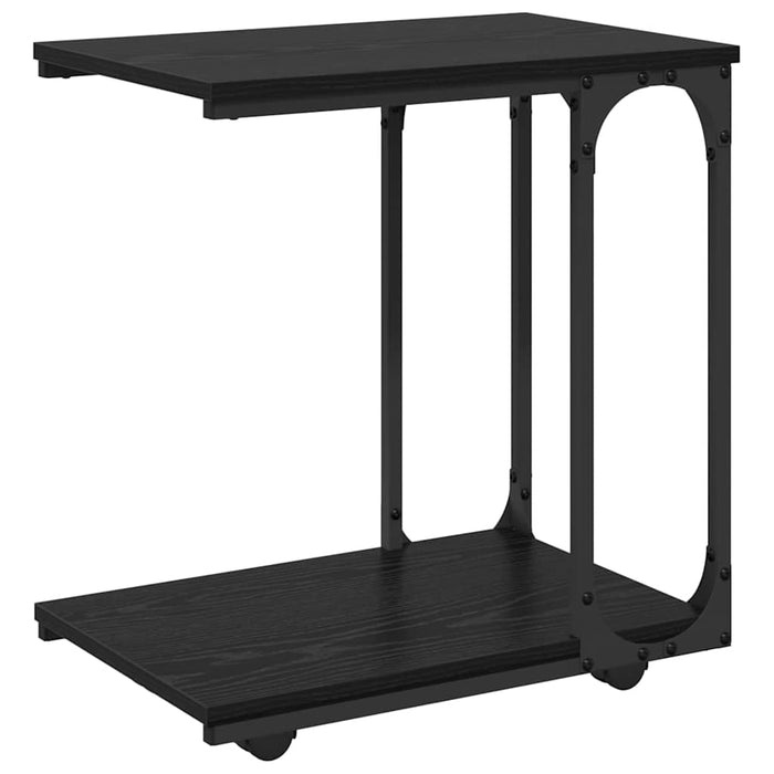 Masă laterală Stejar Negru 50 x 35 x 55.5 cm Lemn compozit - WALTI WALTI
