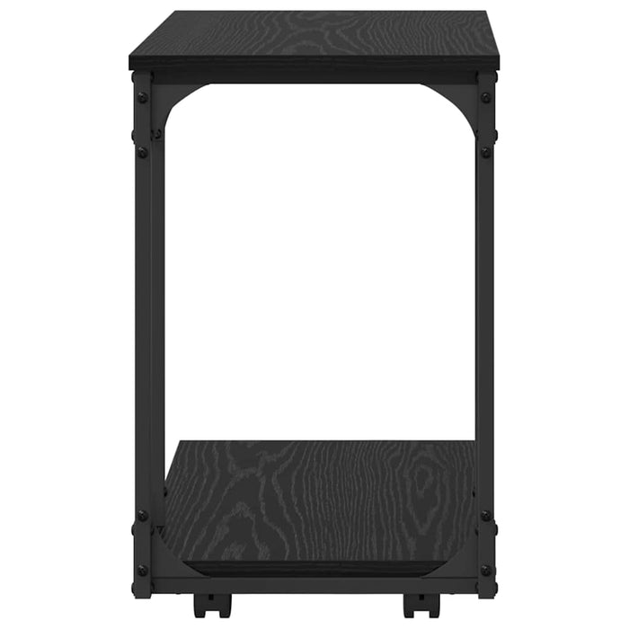 Masă laterală Stejar Negru 50 x 35 x 55.5 cm Lemn compozit - WALTI WALTI