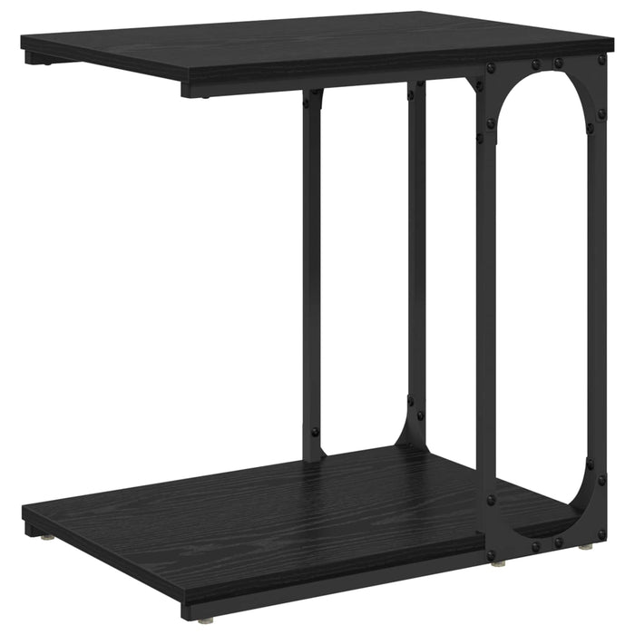 Masă laterală Stejar Negru 50 x 35 x 52 cm Lemn compozit - WALTI WALTI