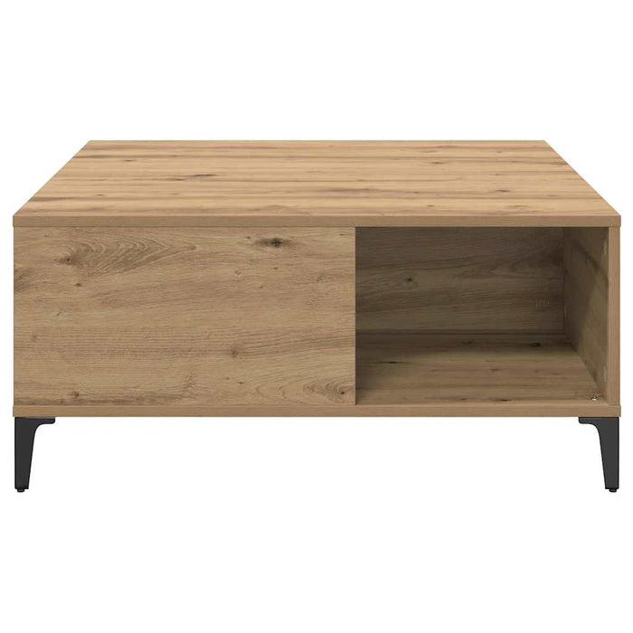 Masă de cafea Stejar Artizanal 80 x 80 x 36,5 cm Lemn compozit - WALTI WALTI