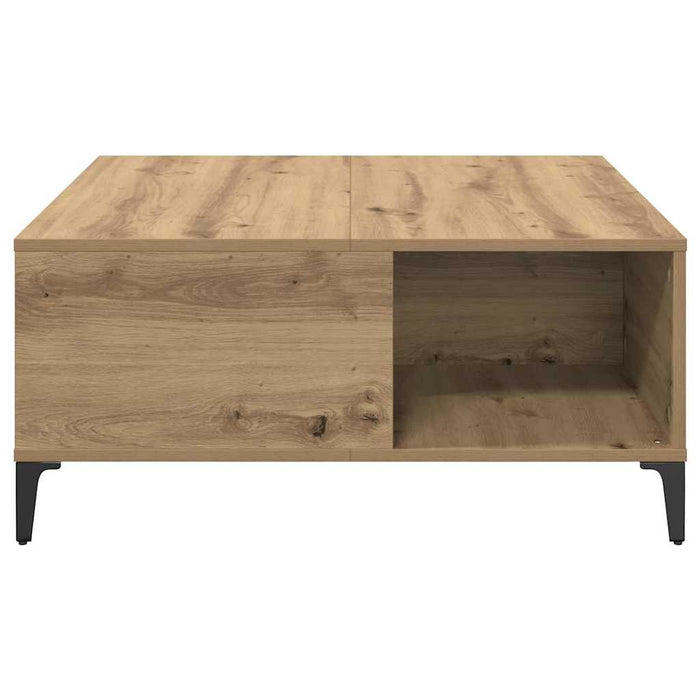 Masă de cafea Stejar Artizanal 80 x 80 x 36,5 cm Lemn compozit - WALTI WALTI