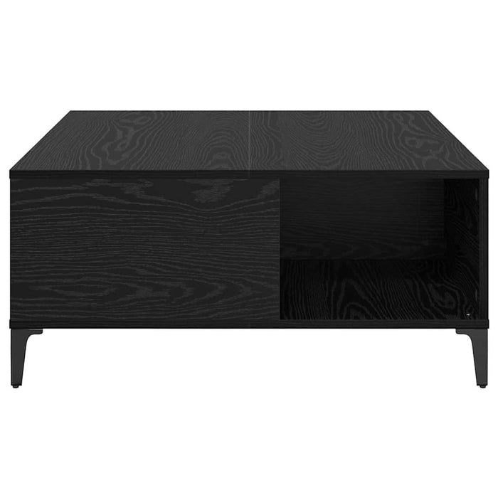 Masă de cafea Stejar Negru 80 x 80 x 36,5 cm Lemn compozit - WALTI WALTI