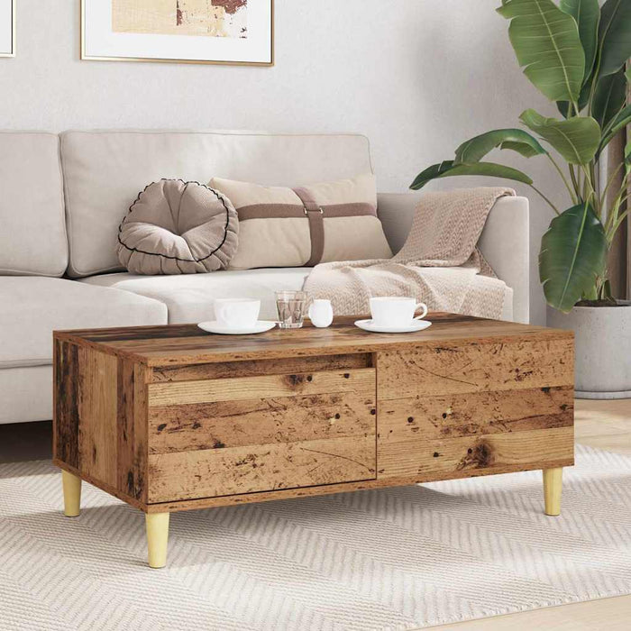 Masă de cafea Lemn Vechi 90 x 50 x 35 cm Lemn compozit - WALTI WALTI