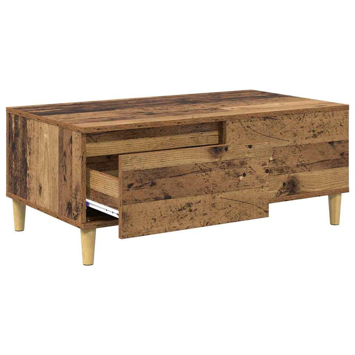 Masă de cafea Lemn Vechi 90 x 50 x 35 cm Lemn compozit - WALTI WALTI