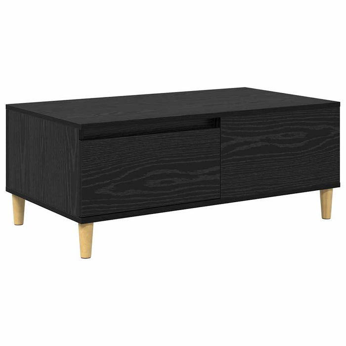 Masă de cafea Stejar Negru 90 x 50 x 35 cm Lemn compozit - WALTI WALTI