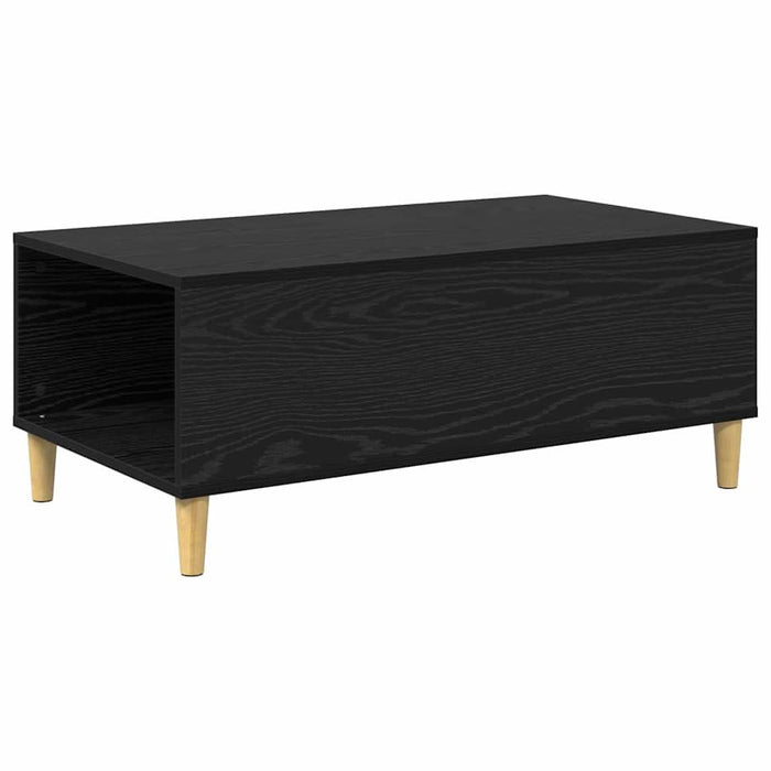 Masă de cafea Stejar Negru 90 x 50 x 35 cm Lemn compozit - WALTI WALTI