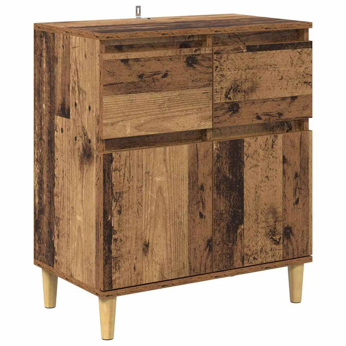 Bufet cu sertar Lemn Vechi 60 x 35 x 70 cm Lemn compozit - WALTI WALTI