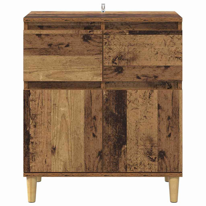 Bufet cu sertar Lemn Vechi 60 x 35 x 70 cm Lemn compozit - WALTI WALTI