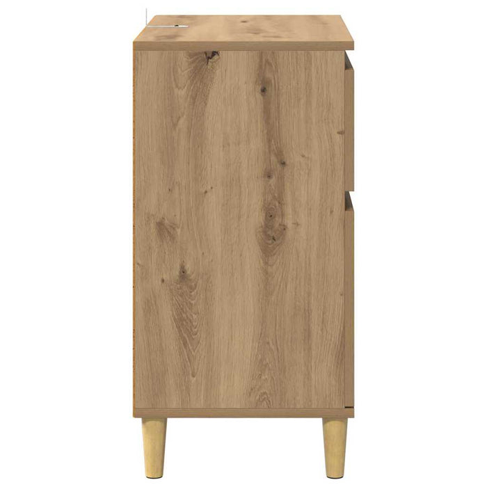 Bufet cu sertar Stejar Artizanal 60 x 35 x 70 cm Lemn compozit - WALTI WALTI