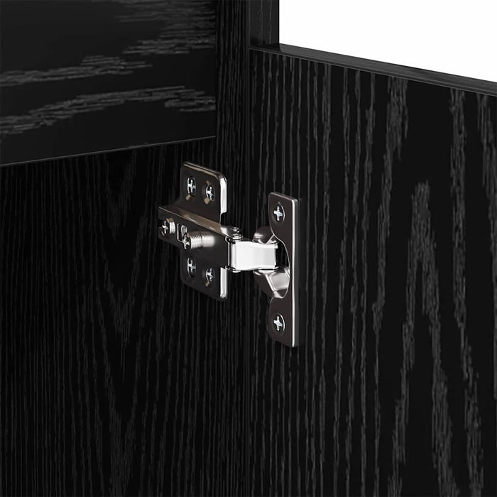 Bufet cu sertar Stejar Negru 60 x 35 x 70 cm Lemn compozit - WALTI WALTI