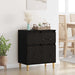 Bufet cu sertar Stejar Negru 60 x 35 x 70 cm Lemn compozit - WALTI WALTI