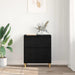 Bufet cu sertar Stejar Negru 60 x 35 x 70 cm Lemn compozit - WALTI WALTI