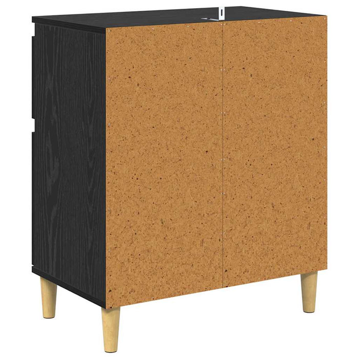 Bufet cu sertar Stejar Negru 60 x 35 x 70 cm Lemn compozit - WALTI WALTI