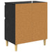 Bufet cu sertar Stejar Negru 60 x 35 x 70 cm Lemn compozit - WALTI WALTI