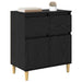 Bufet cu sertar Stejar Negru 60 x 35 x 70 cm Lemn compozit - WALTI WALTI