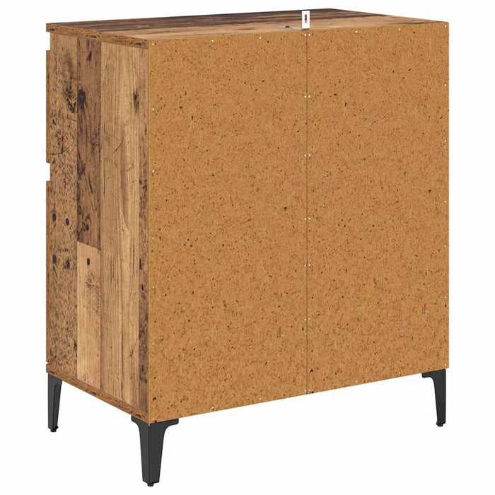 Bufet Lemn Vechi 60 x 35 x 70 cm Lemn Ingineresc și Fier - WALTI WALTI