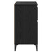 Bufet Stejar Negru 60 x 35 x 70 cm Lemn Ingineresc și Fier - WALTI WALTI