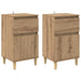 Dulap de noapte 2 pcs Stejar Artizanal 40 x 35 x 70 cm - WALTI WALTI