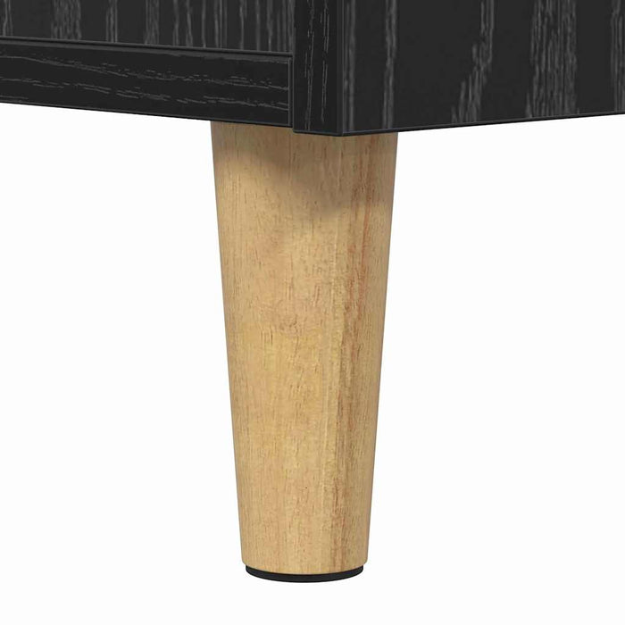 Dulap de noapte Stejar Negru 40 x 35 x 70 cm Lemn compozit - WALTI WALTI