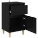 Dulap de noapte Stejar Negru 40 x 35 x 70 cm Lemn compozit - WALTI WALTI