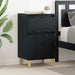 Dulap de noapte cu sertar 2 pcs Stejar Negru 40 x 35 x 70 cm - WALTI WALTI
