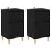 Dulap de noapte cu sertar 2 pcs Stejar Negru 40 x 35 x 70 cm - WALTI WALTI