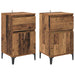 Dulap de noapte 2 pcs Lemn vechi 40 x 35 x 70 cm Lemn compozit - WALTI WALTI
