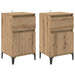 Dulap de noapte 2 pcs Stejar Artizanal 40 x 35 x 70 cm - WALTI WALTI