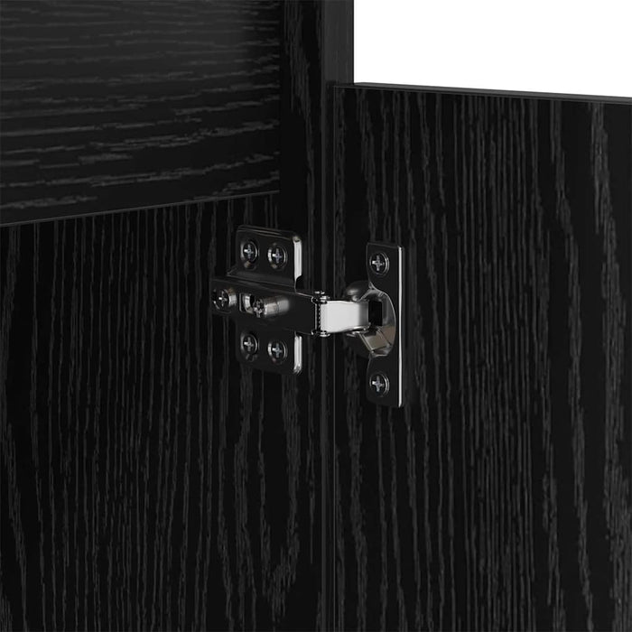 Dulap de noapte Stejar Negru 40 x 35 x 70 cm Lemn compozit - WALTI WALTI