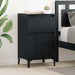 Dulap de noapte Stejar Negru 40 x 35 x 70 cm Lemn compozit - WALTI WALTI