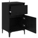 Dulap de noapte Stejar Negru 40 x 35 x 70 cm Lemn compozit - WALTI WALTI
